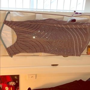 Greylin grey cocktail dress